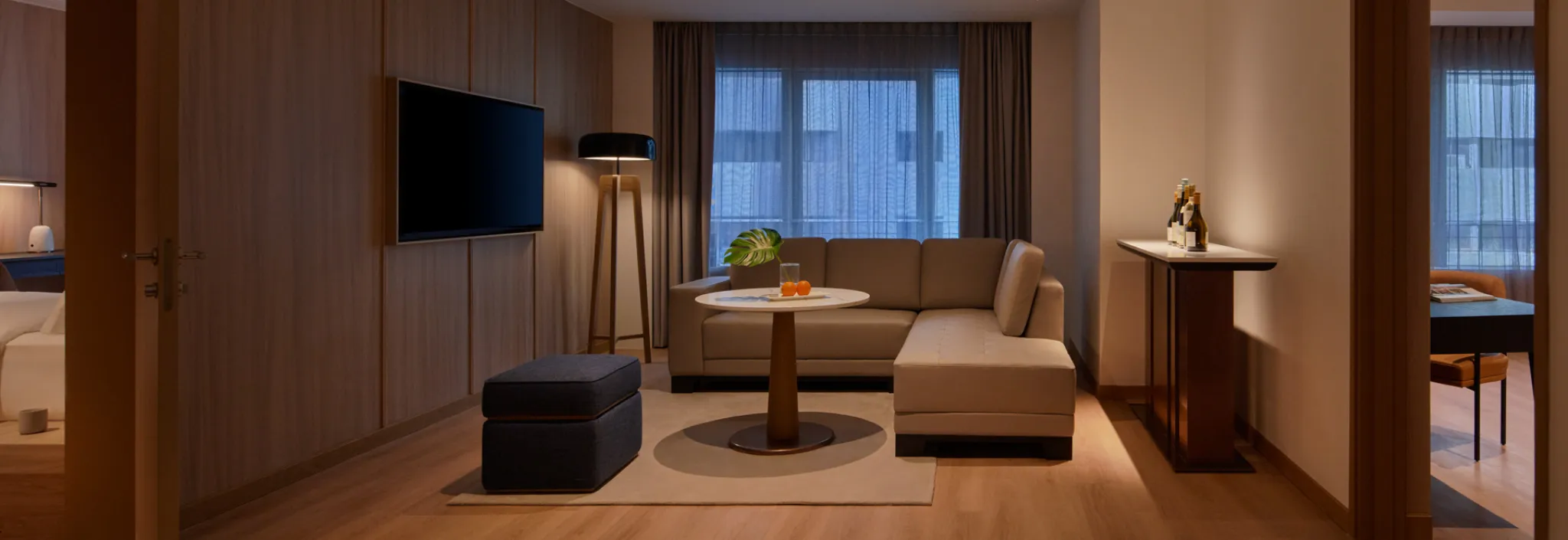 2ベッドルームのアパート（メイン）